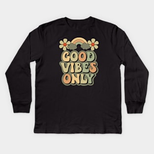 Good Vibes Only Kids Long Sleeve T-Shirt